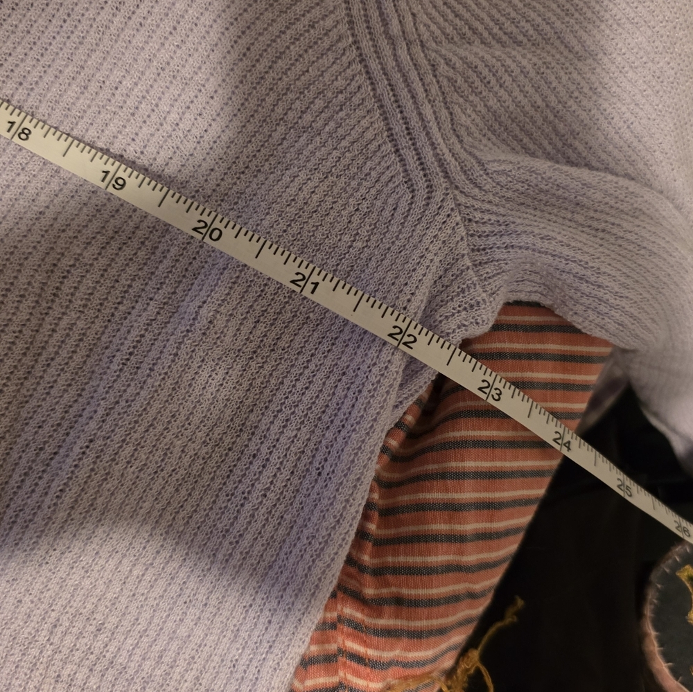 Eileen Fisher Lilac Thin Knit Cardigan Open Front 1X - Picture 6 of 7